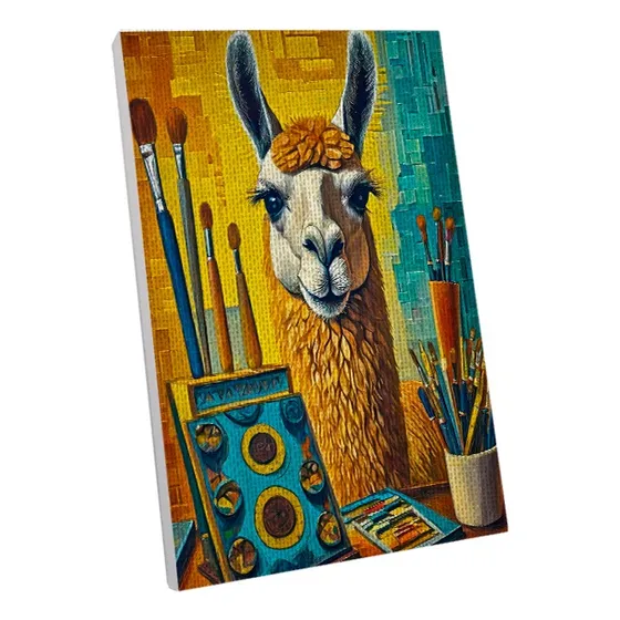 Paint By Number Llama Painter 20x30cm