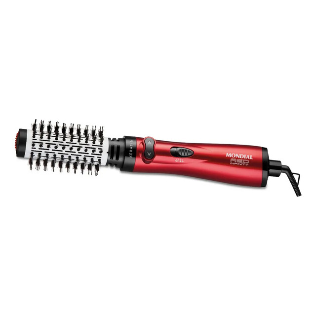 Escova Rotativa Infinity Keratin, Mondial, 1000w - Er-11-kr Vermelho 127v