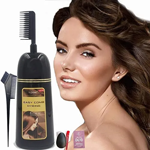 Champú De Color De Pelo Negro Yizhong Natural Hair V1d98