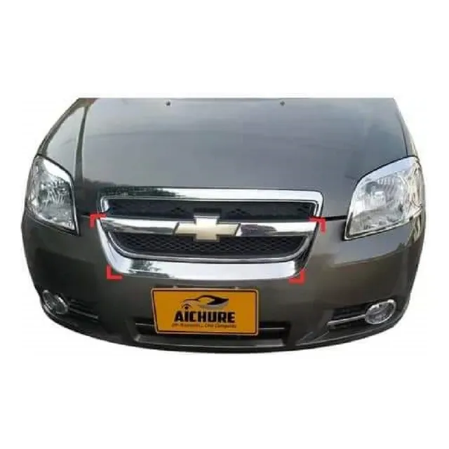 Persiana Frontal Y Platina De Capot Chevrolet Aveo Emotion