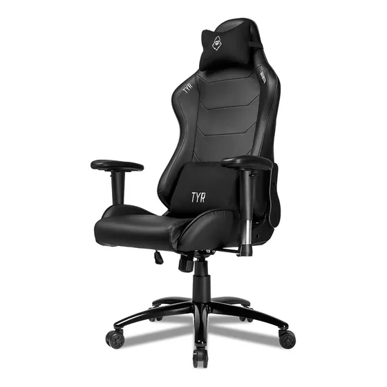Cadeira Gamer Mancer Tyr, Preta, Mcr-tyr-bk01. Cor Preto Material do estofamento Couro sintético