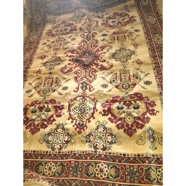 Alfombra Tipo Persa Nueva Lana Natural  Virgen 