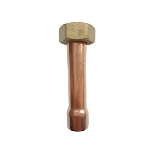 Union Cola Calefont Recta 1/2 Hi-so Conector Cañeria 7 Cms