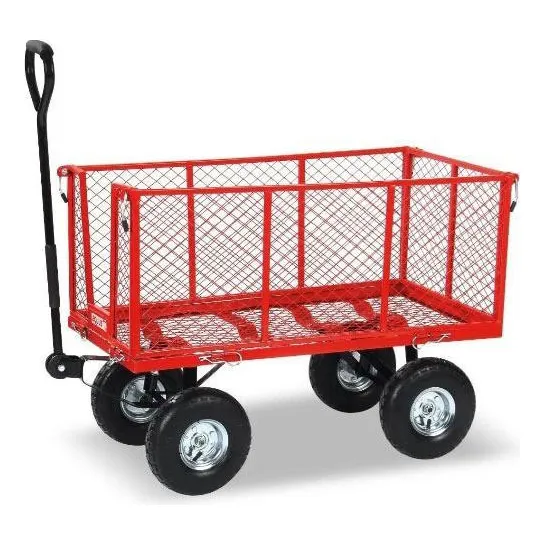 Carro Malla Rojo Equus Rueda Inflable Reforzado Tc1840a Kirk