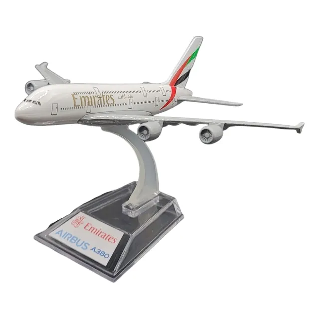 Avión Emirates A380 Escala 1:400 Metálico Jugete Colección