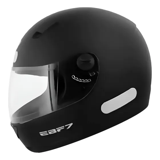 Capacete Moto Ebf 7 Carbon Gt Preto Solid Várias Cores + Nf
