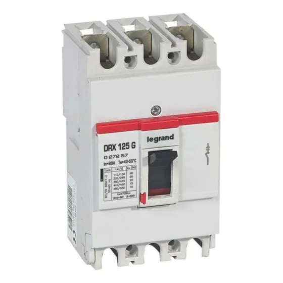Interruptor Automatico Moldeado 3p 80a 20ka Rf 27257 Legrand