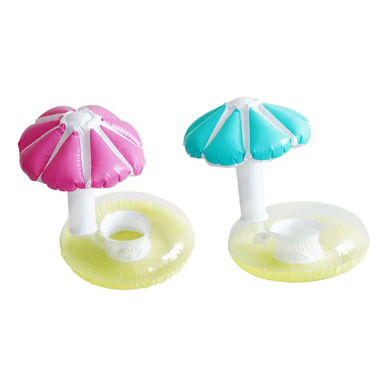 Pack 6 Mini Flotador Porta Vaso Botella Bebida Piscina