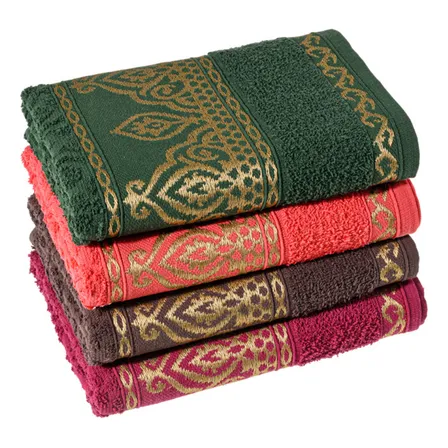 Kit 4 Toalha Rosto Algodão 330g/m2 Luxo Laune Haus Cores Sortidas Lisa