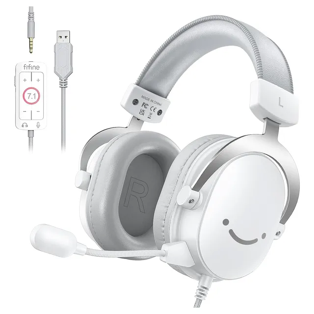 Fifine Auriculares Usb Para Juegos De Pc Con Conector De ...
