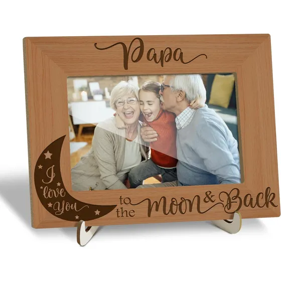 Marco Fotos Madera Regalo Para Papá O Abuelo