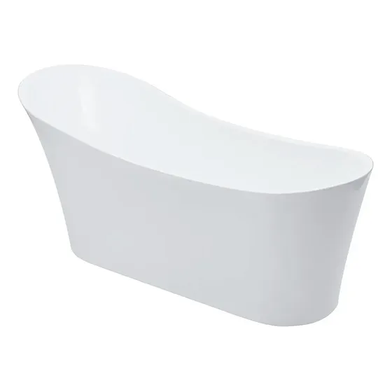 Banheira freestanding imersao Azurita Pingoo.casa branca cor branco