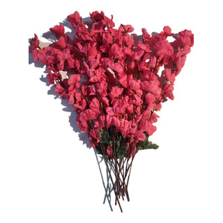 Hi, 10 Ramas De Cerezo Flor Varas Rosa Artificial Mayoreo Hi, 10 Ramas De Cerezo Flor Varas Rosa Artificial Mayoreo