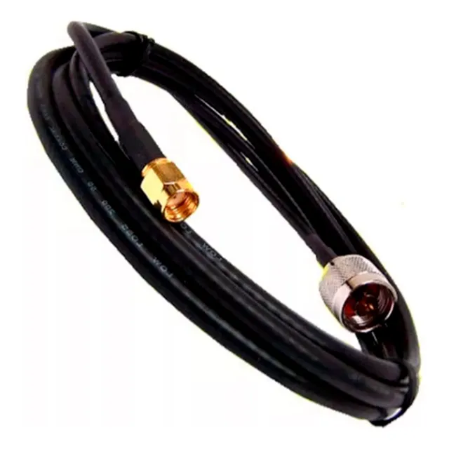 Cable Pigtail N Macho A Rp-sma Rg58 10mts 50 Ohms Ubnt Mkt.