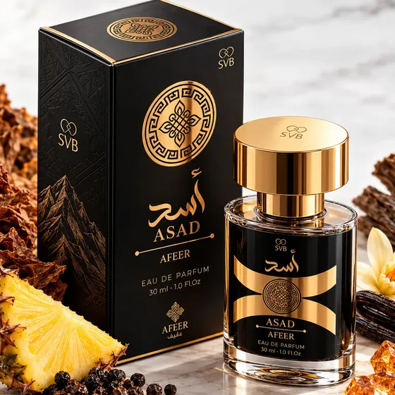 Perfume Asad Afeer 30ml Eau De Parfum Masculino Estilo Árabe