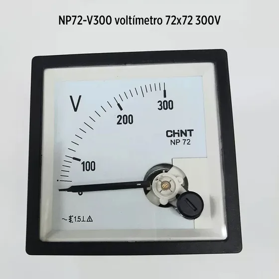 Np72-v300 Voltimetro 72x72 300v