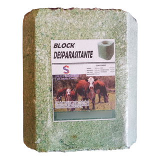 Block Desparasitante Y Con Minerales De 18kg. Ganado Bovino Block Desparasitante Y Con Minerales De 18kg. Ganado Bovino