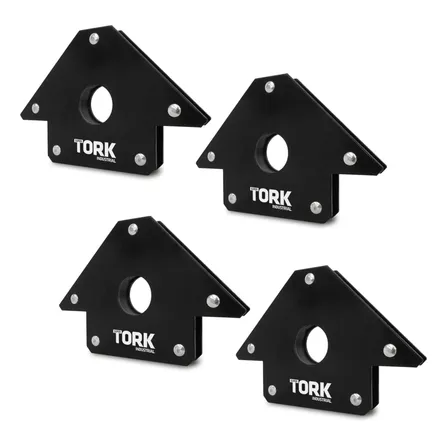 Kit 4 Esquadros Magnéticos Tork Para Solda 30kg Profissional