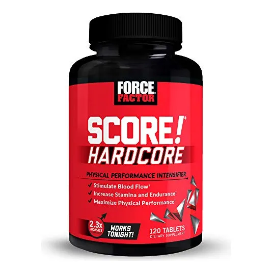 ¡complementa Force Factor Score! Óxido Nítrico Duro (120 Tab