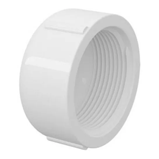Tampão Cap Pvc Roscável 1.1/2  Branco (50mm) Tigre
