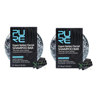 2 Shampoos Escurece Cabelo Grisalho Purc Pure Hair - Brasil 2 Shampoos Escurece Cabelo Grisalho Purc Pure Hair - Brasil