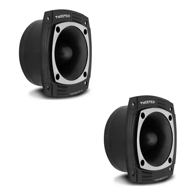 Kit 2 Super Tweter Similar Selenium St304 8ohms Tuiter Preto