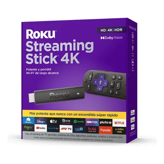 Roku Streaming Stick 4k Dispositivo De Streaming