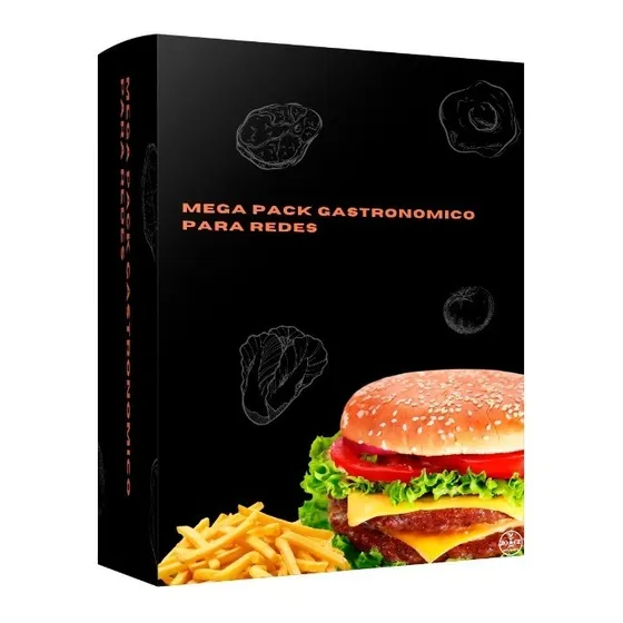 Kit Psd Editables Temática Restaurantes Y Fast Food