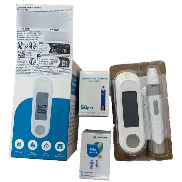 Glucómetro 100 Tiras Reactivas Glicemia