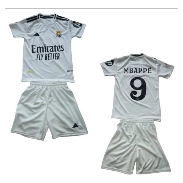 Nuevo Conjuntos Para Niños Del Real Madrid Temporada Actual.