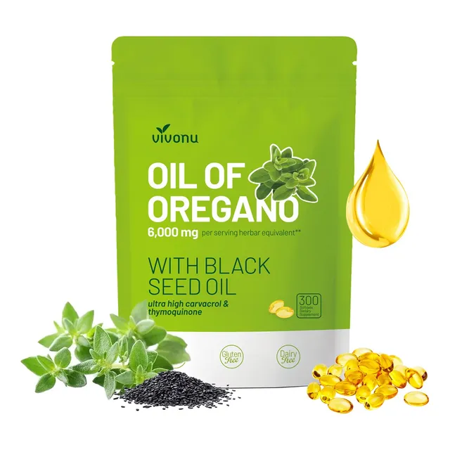 Vivonu Aceite De Orégano 300 Cápsulas Blandas