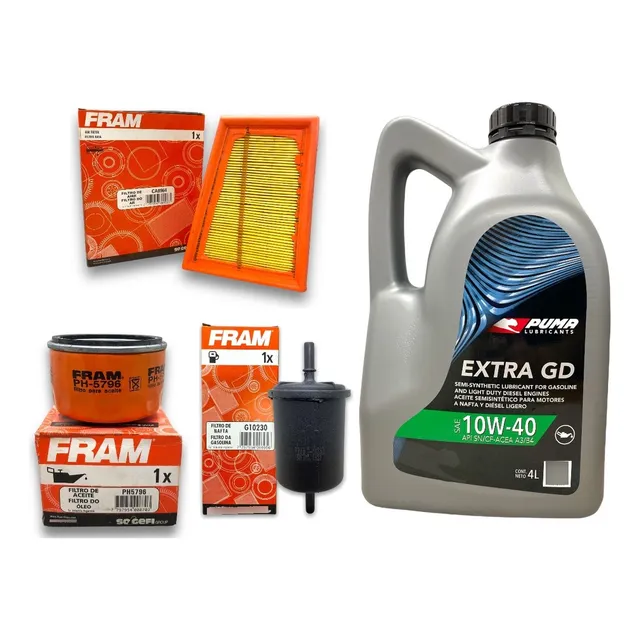 Kit Cambio De Aceite Y 3 Filtros Renault Sandero 1.6 16v K4m