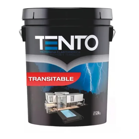 Duracril Tento Membrana Pasta 20l Impermeabilizante Color Rojo