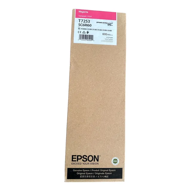 Cartucho Tinta Epson T7253 Magenta 600ml Nuevo