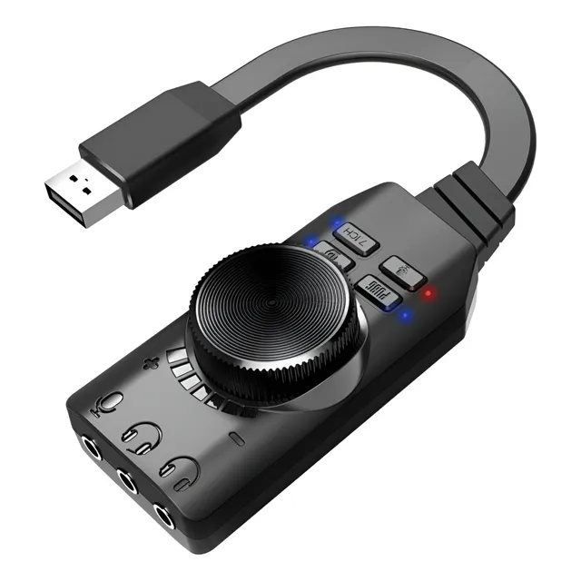 Tarjeta Sonido Plextone Gs3 Mark Ii Gaming Externa 7.1 