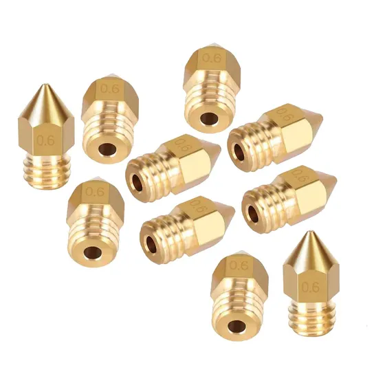 10x Boquillas (nozzle) Mk8 Para Impresoras 3d