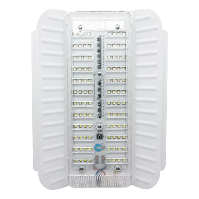 Lampara Reflector 100w 110v Aluminio Blanco Mate Antiagua