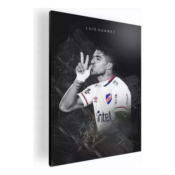 Cuadro Decorativo Moderno  Poster Luis Suarez 60x84 Cm