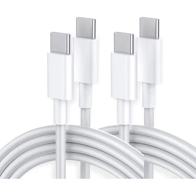 2 Cables Treqa Usb C A Usb C 3m Datos Tipo C Carga Rapida