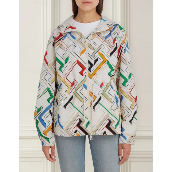 Chaqueta Multicolor Deportiva Con Gorro Y Monogramas Tommy Hilfiger
