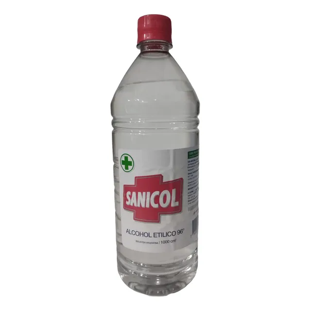 Alcohol Etilico Fino 96% 1lt X 10 Unidades