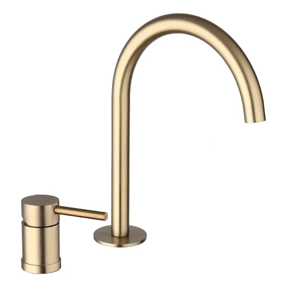 Griferias Minimalista Cocina Baño Negro Oro Cepillado Rosa