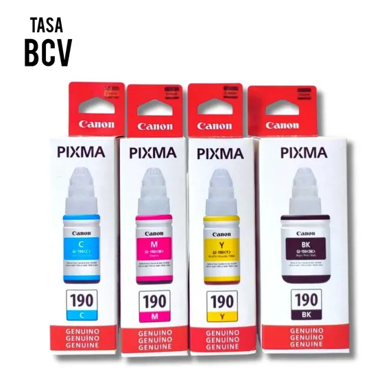 Tinta Canon Original Pixma Gi190 Sellada