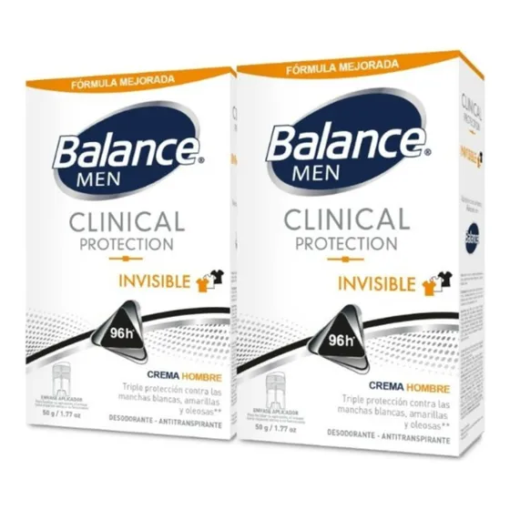 Desodorante Balance Crema Clinical Invisible Hombre