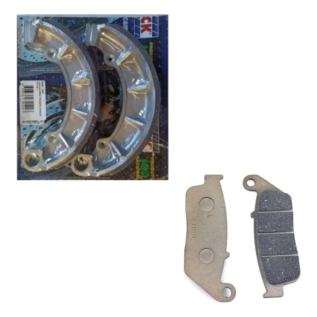 Lona Freio Traseira + Pastilha P/ Honda Shadow 750 06 A 14