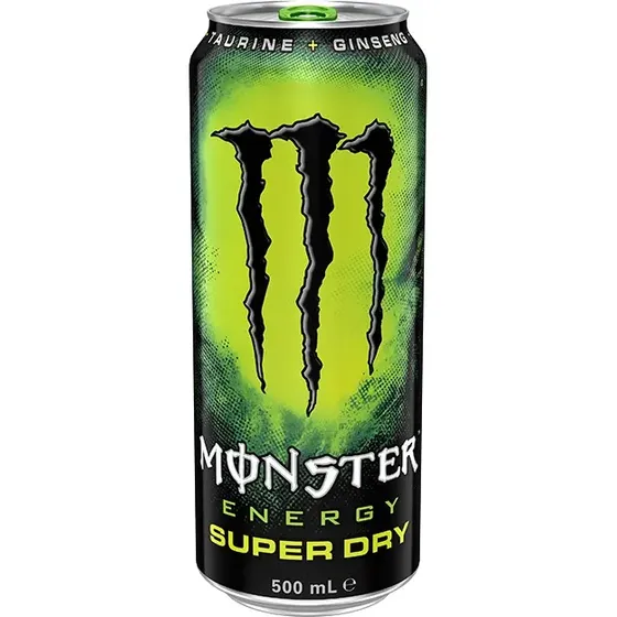 Bebida energética Monster Energy Nitro Super Dry em lata 500ml