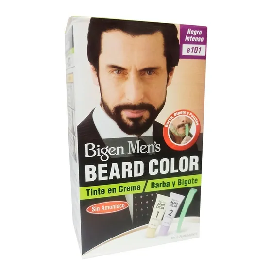 Bigen Barba Y Bigote Negro Intenso B101