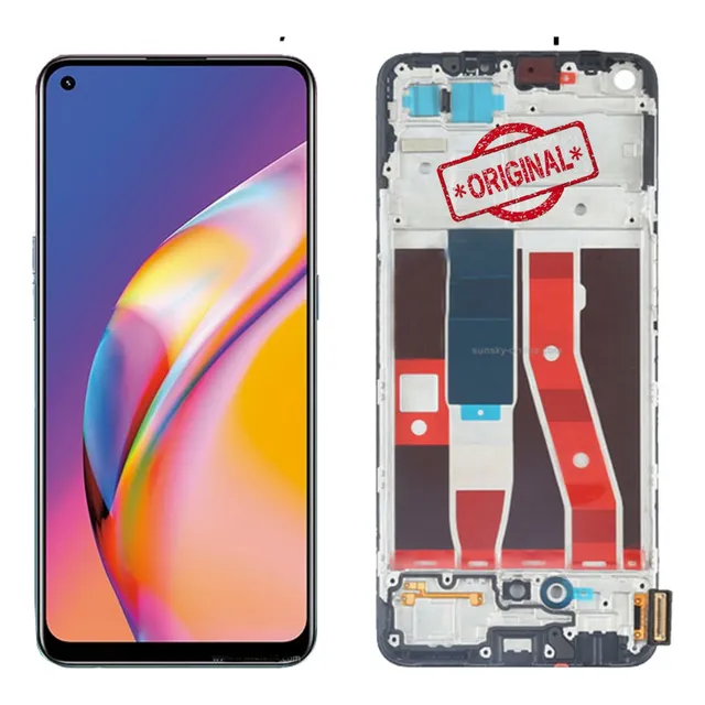 Pantalla Amoled Con Marco For Oppo Reno5 Lite 4g Cph2205