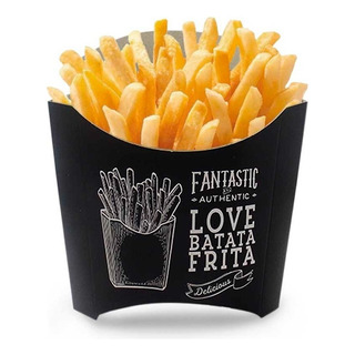 Caixa Embalagem Caixinhas Batata Frita Balcão M - 300 Unid Caixa Embalagem Caixinhas Batata Frita Balcão M - 300 Unid