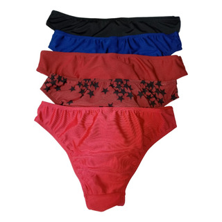 Bombacha Vedetina Pack X6 Un Colores Surtidos Mujer Lencería Bombacha Vedetina Pack X6 Un Colores Surtidos Mujer Lencería